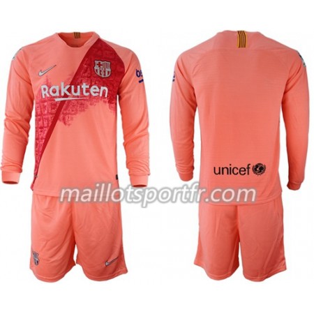 Maillot de Foot Barcelone Enfant Troisieme 2018/19 ML